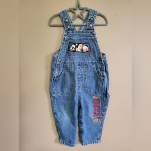 Vintage 90s Baby Disney & Pals Denim Overalls